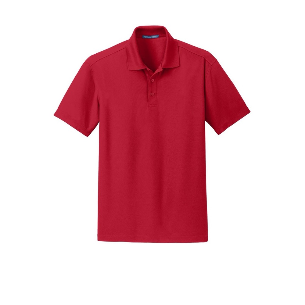 Men’s Port Authority Polo Shirt, Size XL, Red - Picture 6 of 13